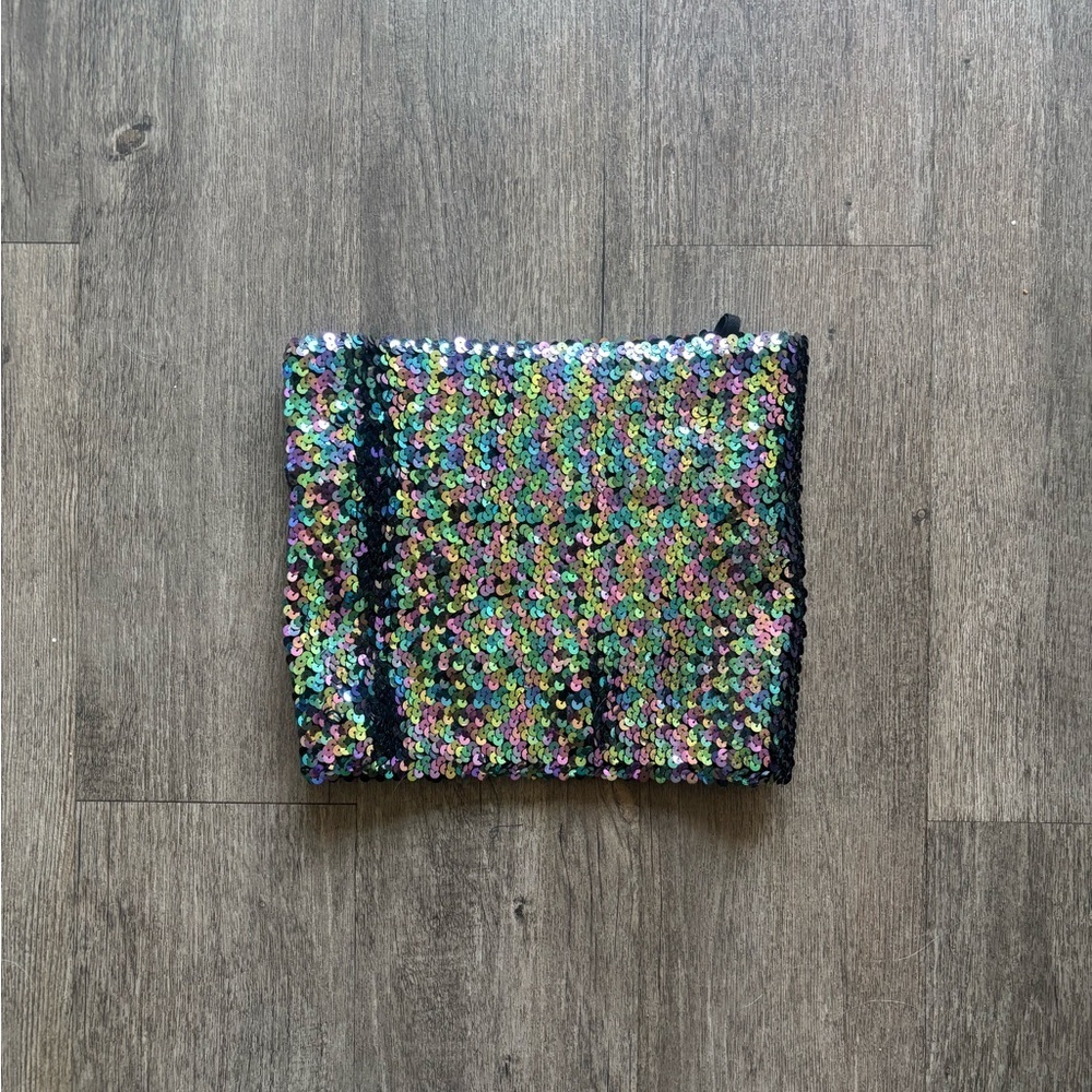 A'gaci Black Knit Top